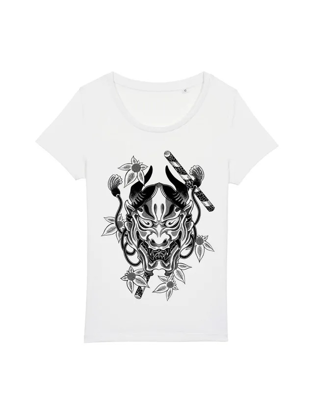 dna merch Hannya Mask T-Shirt Damen Tattoo
