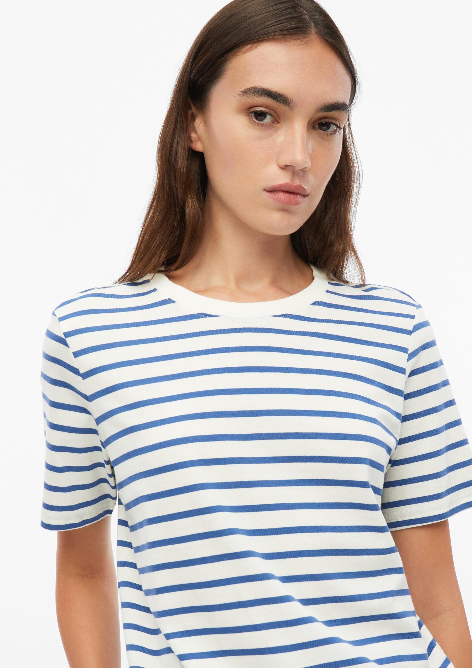s.Oliver RED LABEL T-Shirt gestreift Gr.38 Blau Baumwolle