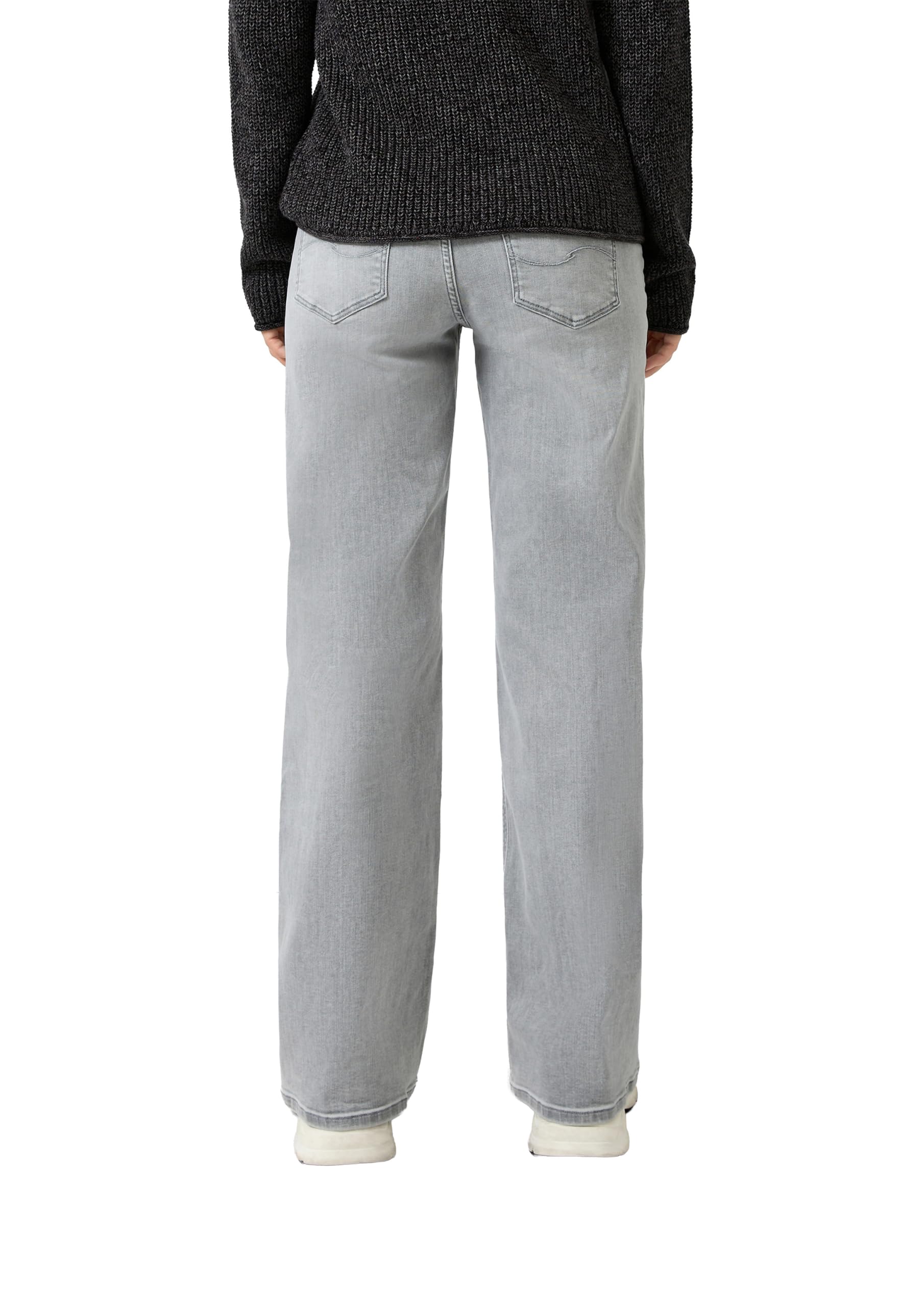 s.Oliver QS 2163062 Jeans-Hose Loose-Fit gestreift