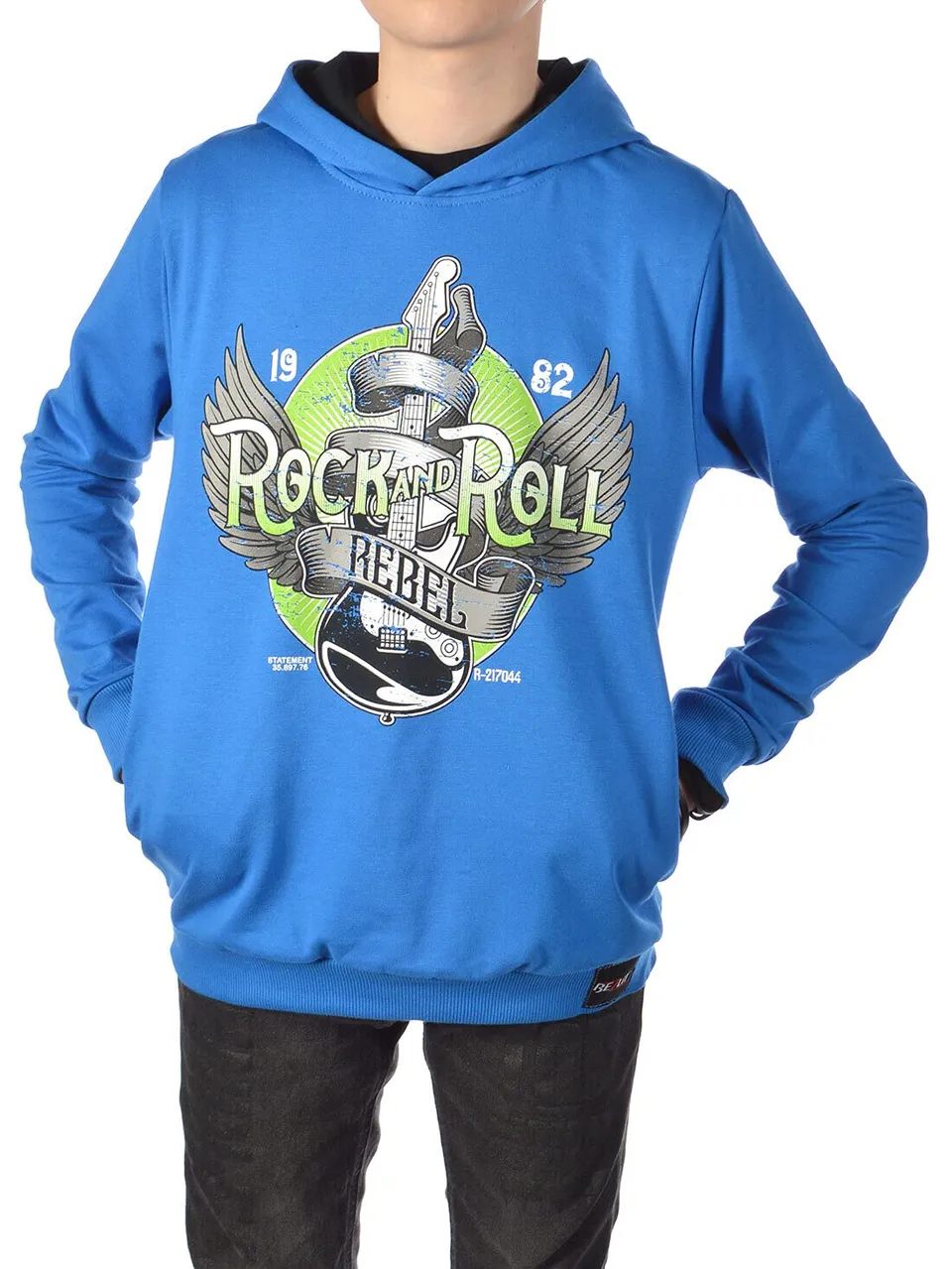 BEZLIT Rock and Roll Rebel Hoodie Gr. 134 aus Baumwolle