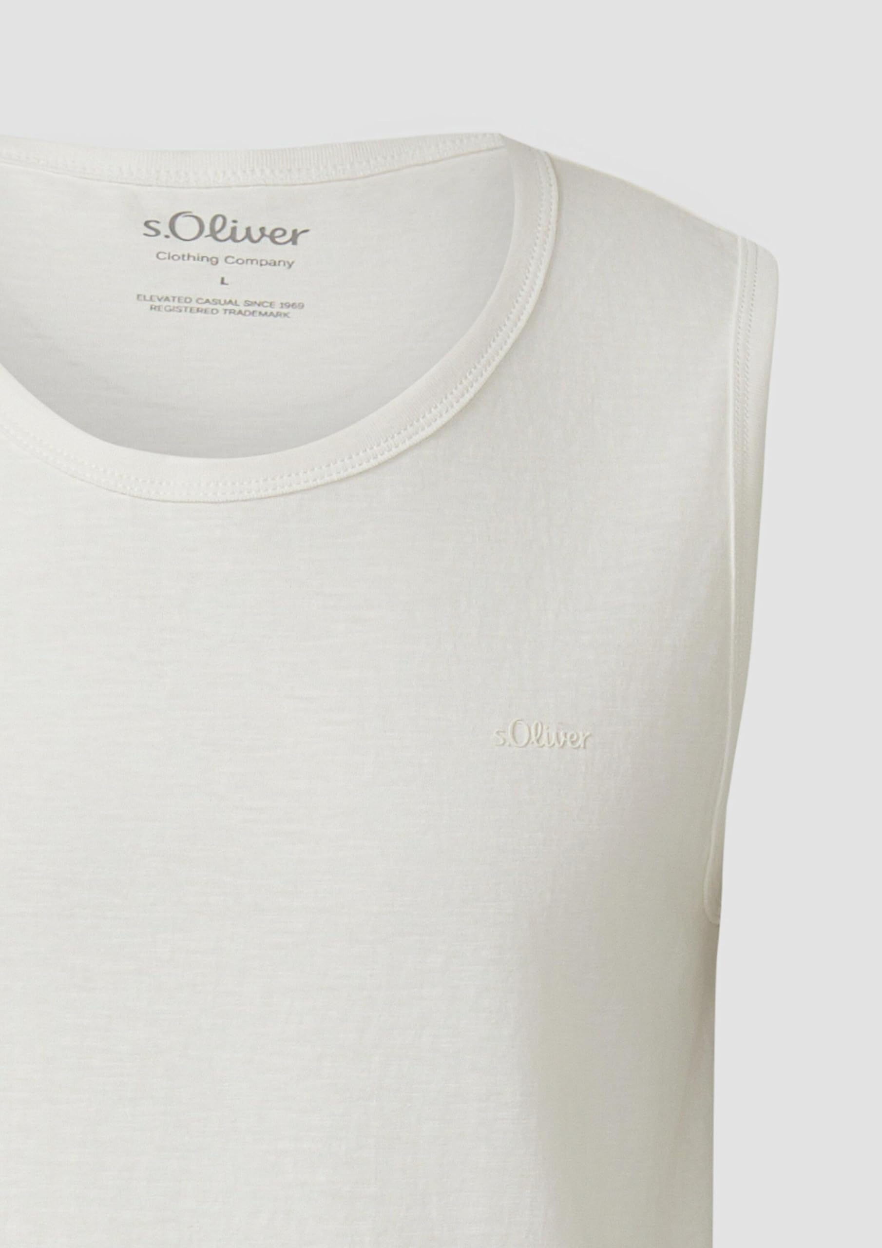 s.Oliver Junior Tanktop Flammgarn 3XL Logo-Print