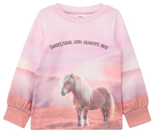 s.Oliver Junior 2183871 Sweatshirt Gr.104-110 pink Print