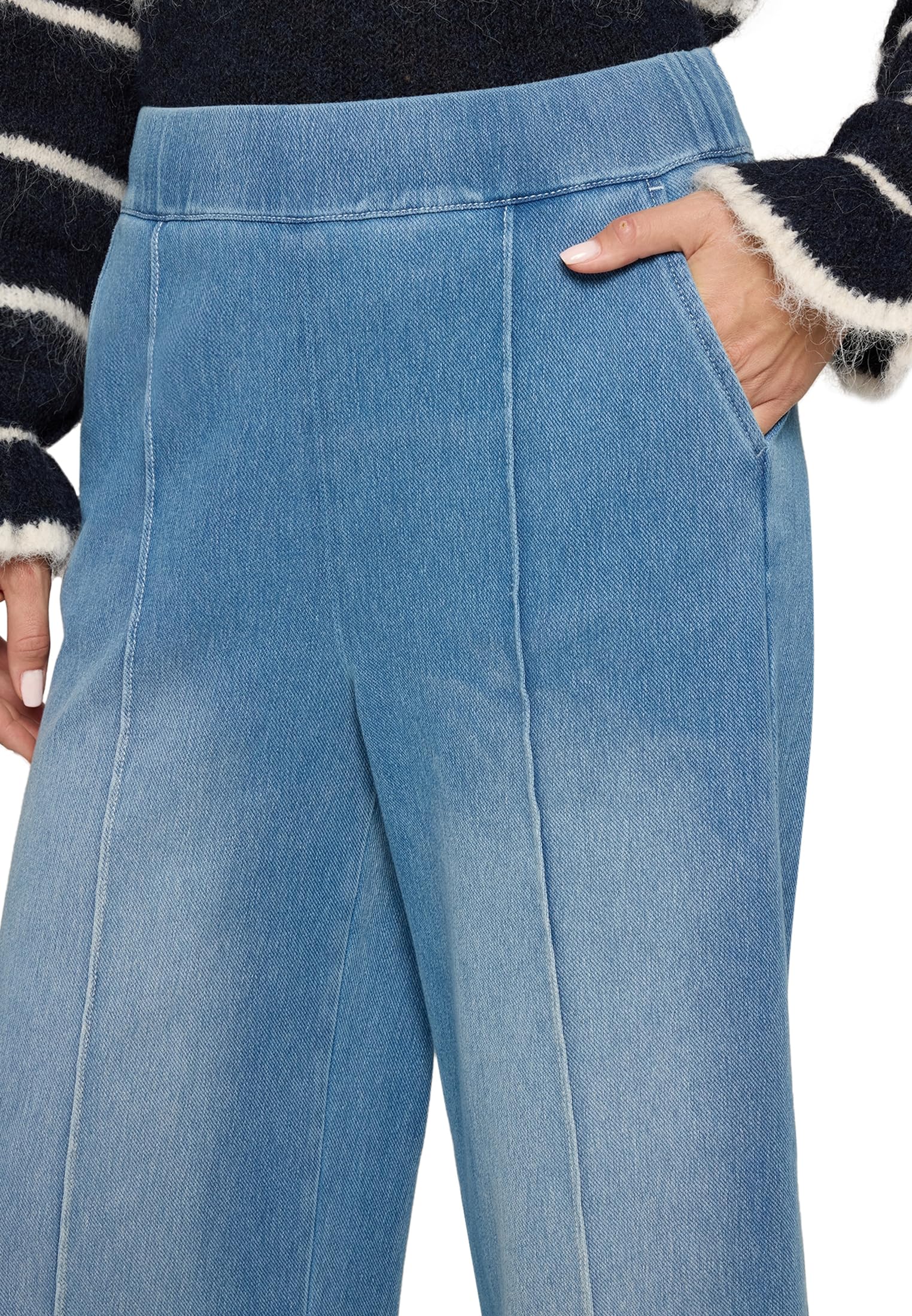 zero Jeans elastischer Bund 26 Inch Damenjeans 40 Blue Denim bequem