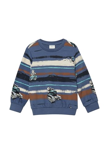 s.Oliver Junior Sweatshirt All-Over-Print Blau 116-122