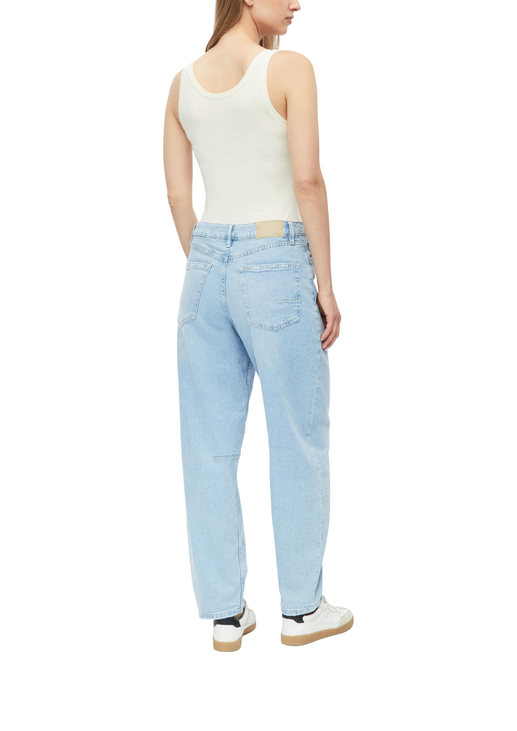 s.Oliver Top Slim Weiß ärmellos Tanktop