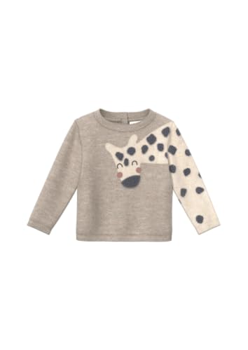 s.Oliver Red Label Flauschiger Strickpullover mit Artwork Gr. 68