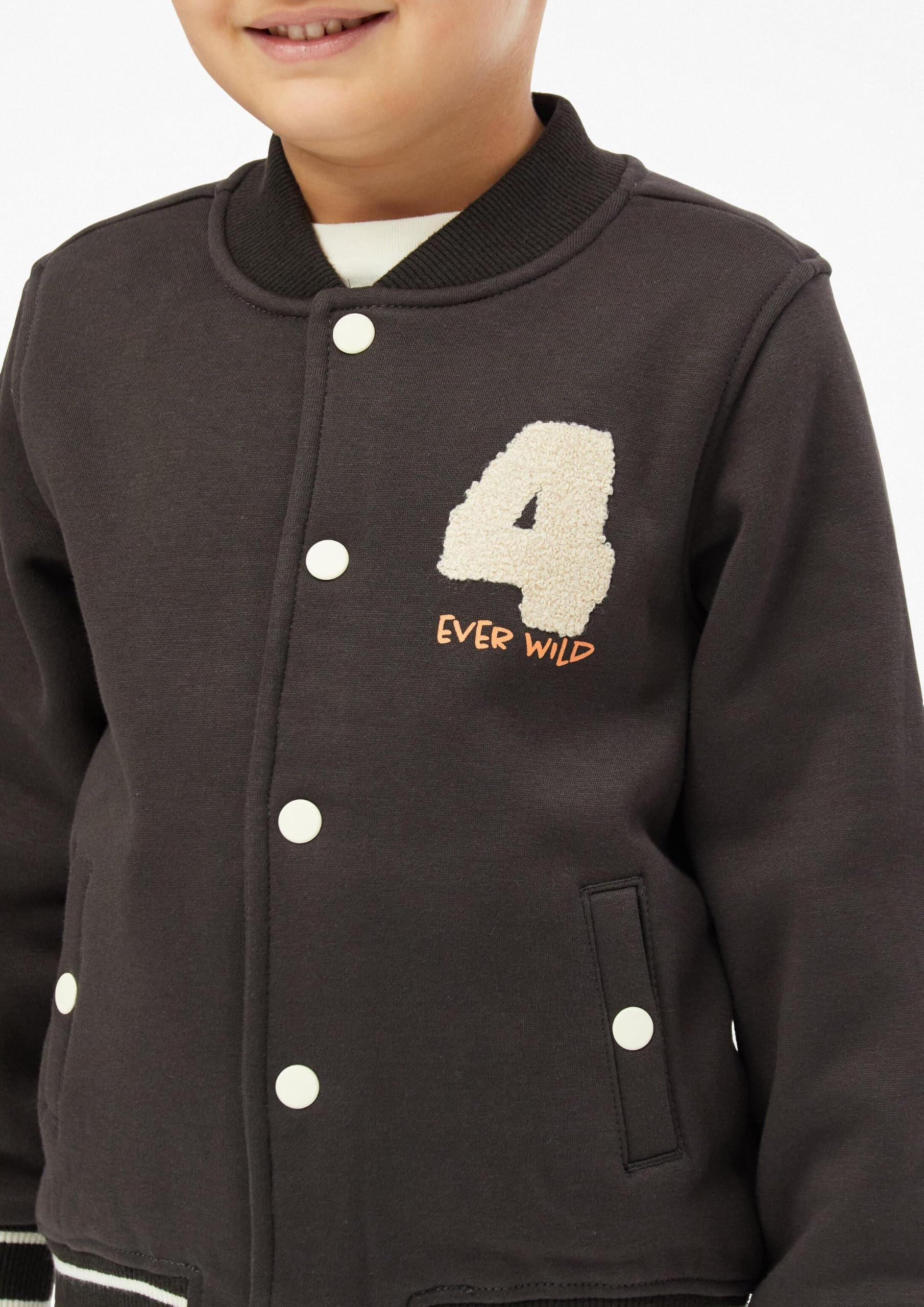s.Oliver Junior College-Jacke Fleece Gr. 128-134 Jungen