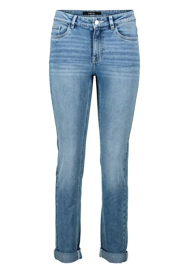 zero Jeans Orlando Damen Blue Denim 40 schmales Bein
