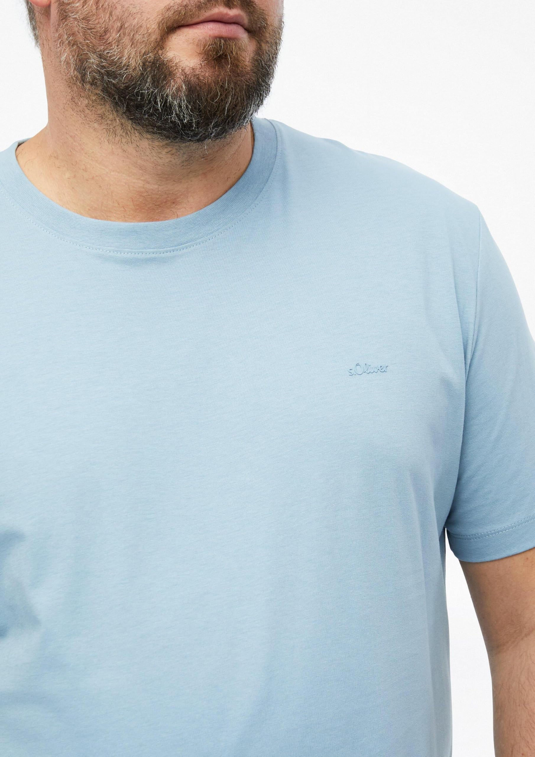 s.Oliver Junior T-Shirt mit Logo blau 3XL