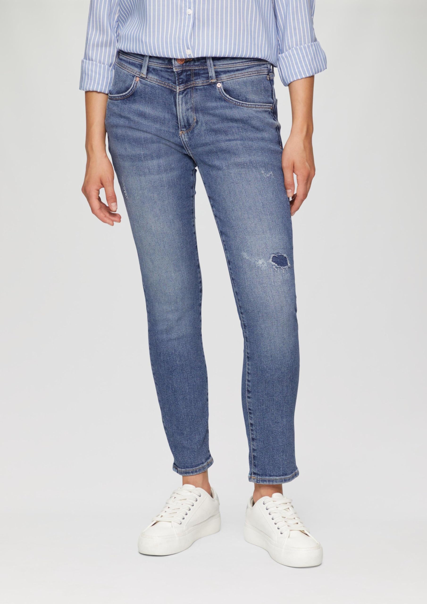 s.Oliver Betsy Ankle-Jeans Blau Slim Fit