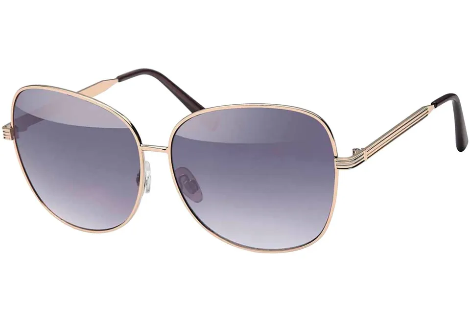 BEZLIT Piloten Sonnenbrille Schwarz Gold UV400 Unisex