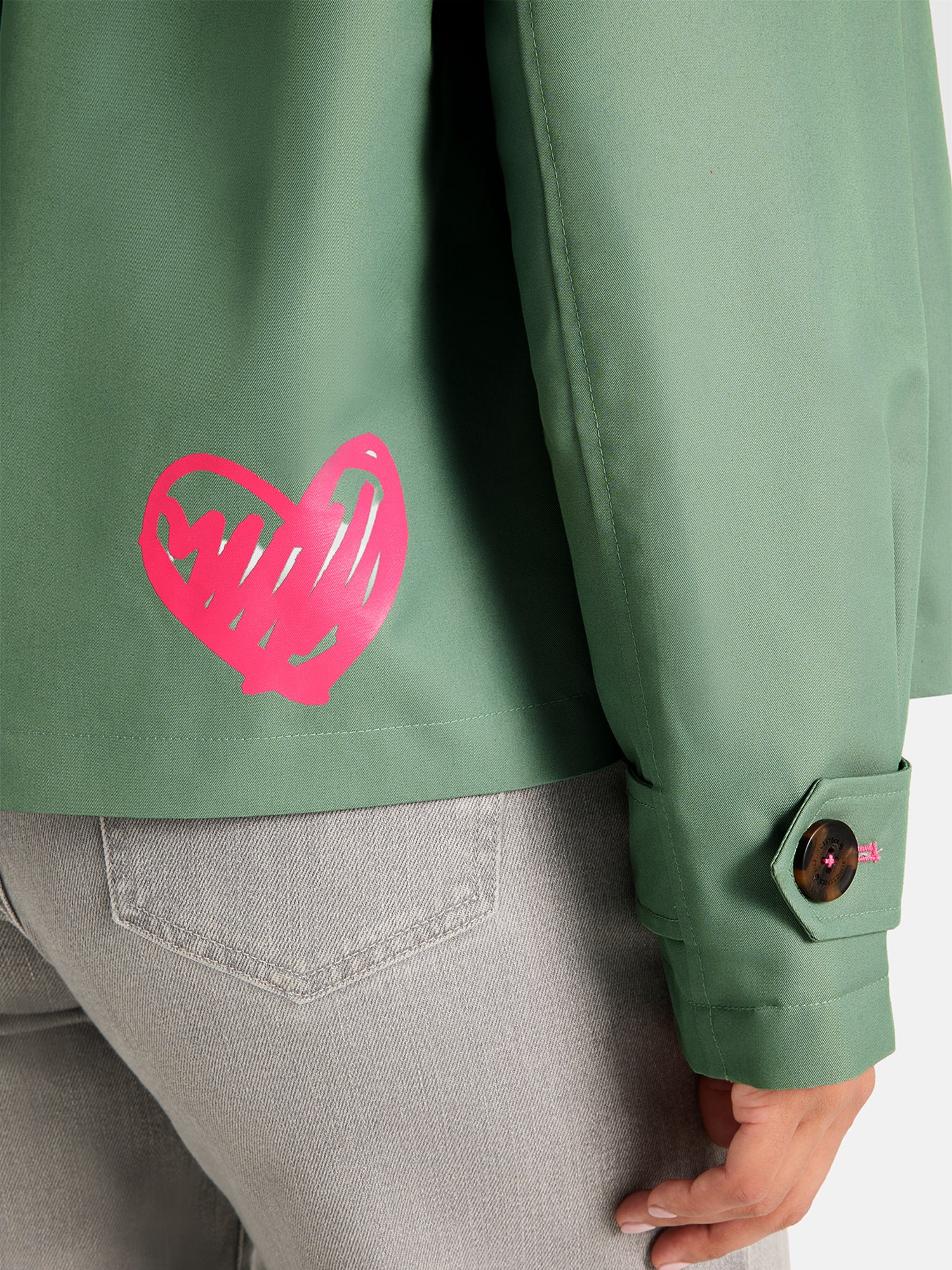Lieblingsstück JeanL Jacke garden green aus Baumwollmix