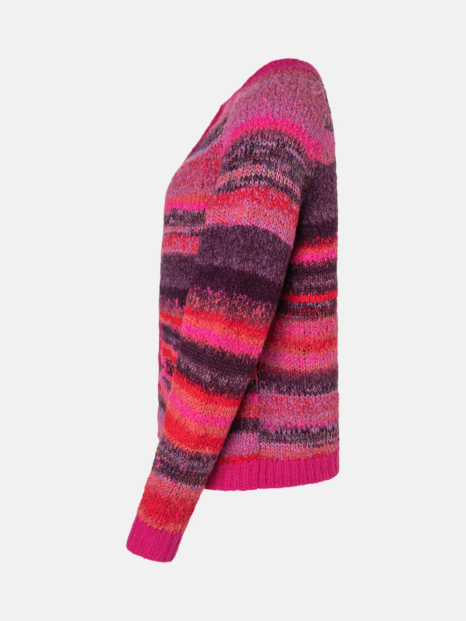 Lieblingsstück AmeliaL Strickjacke pink mit Alpaka