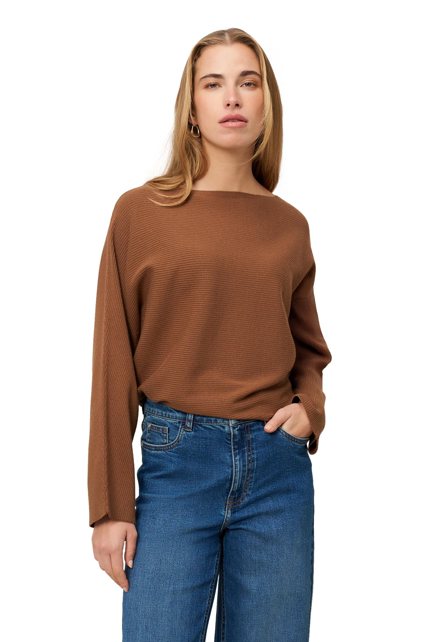zero Strickpullover U-Bootausschnitt Tobacco Gr. 40