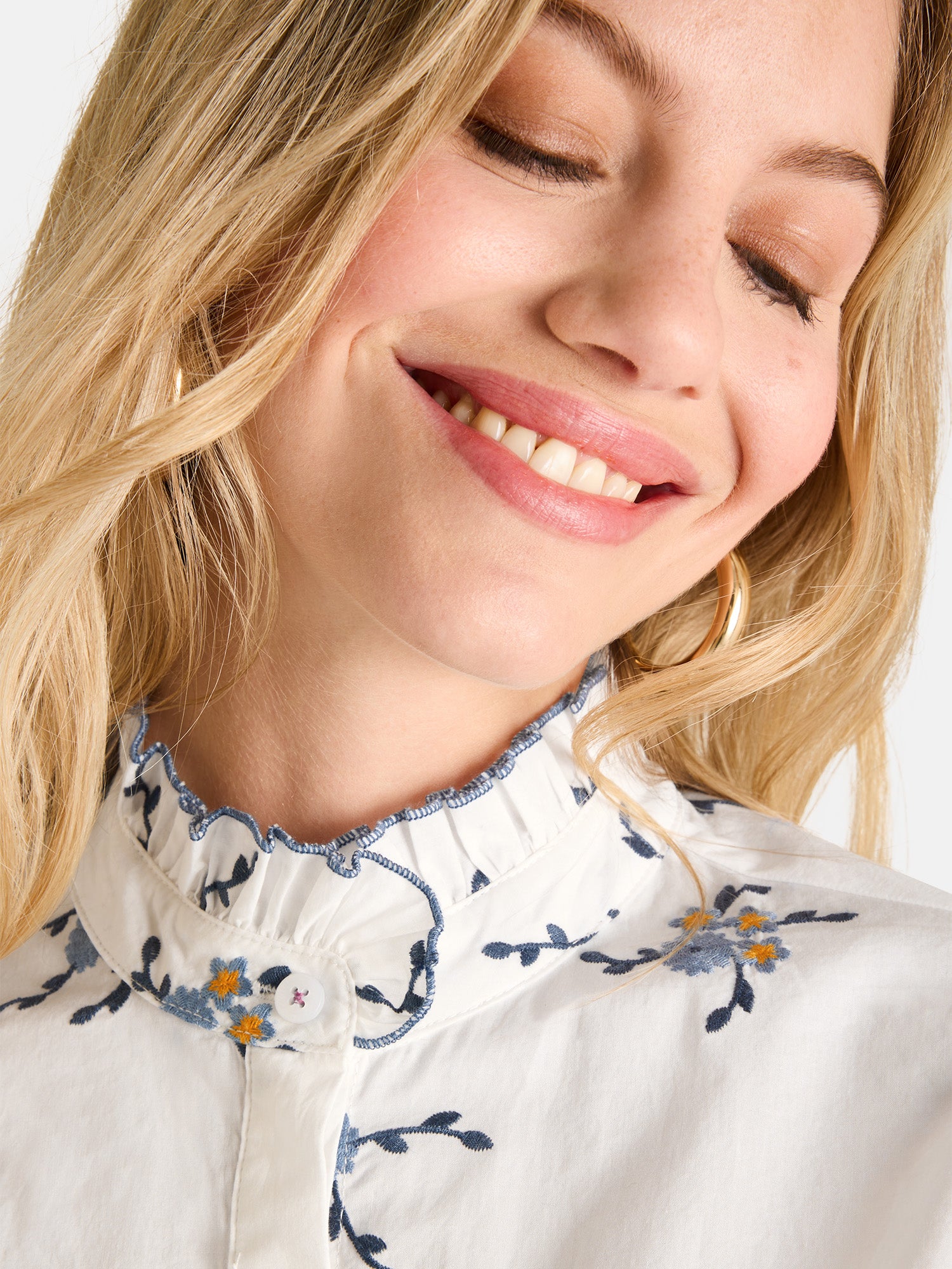 Lieblingsstück AlieenL Bluse Baumwolle offwhite