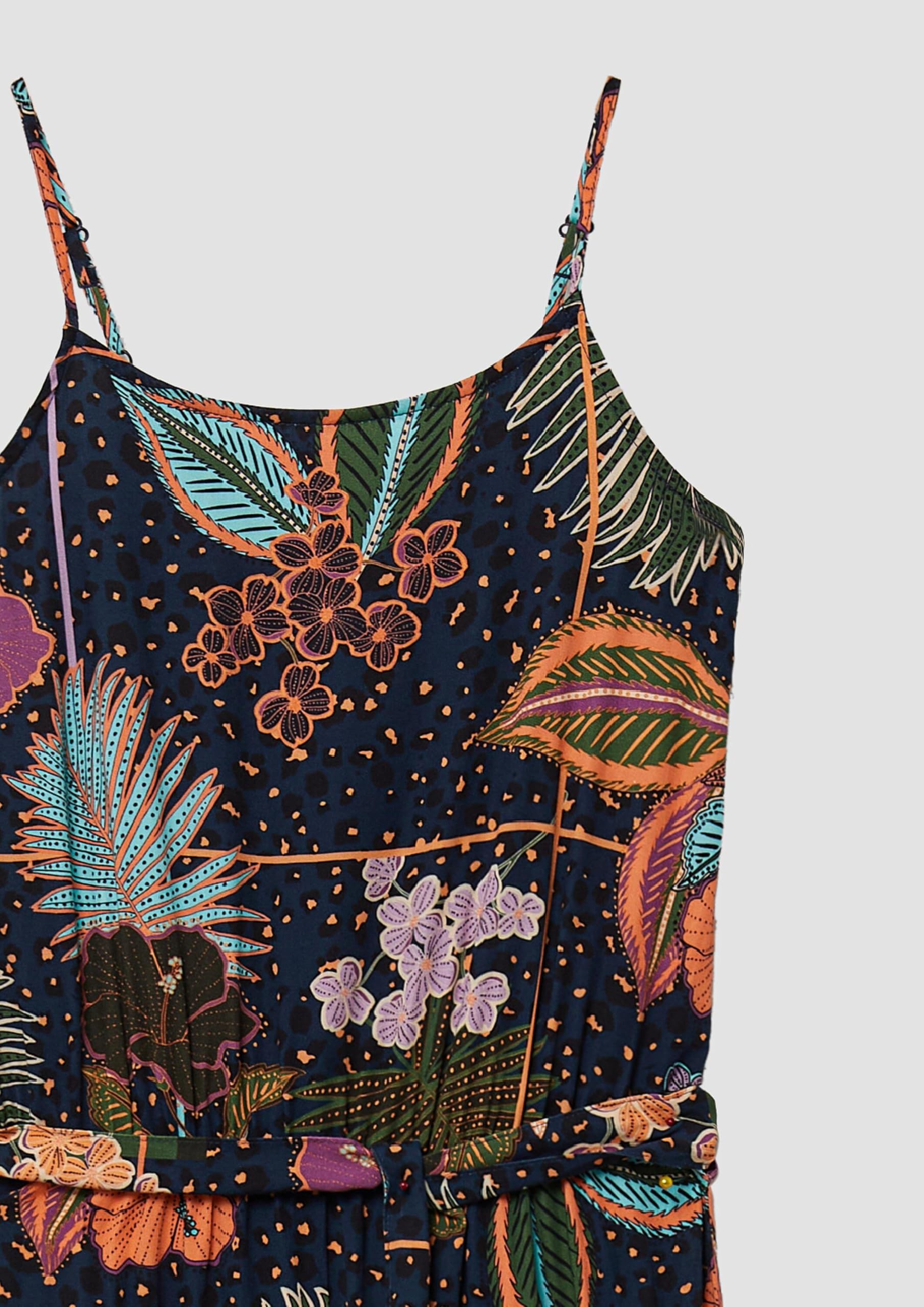s.Oliver RED LABEL Jumpsuit Viskose Gr. 176 navy
