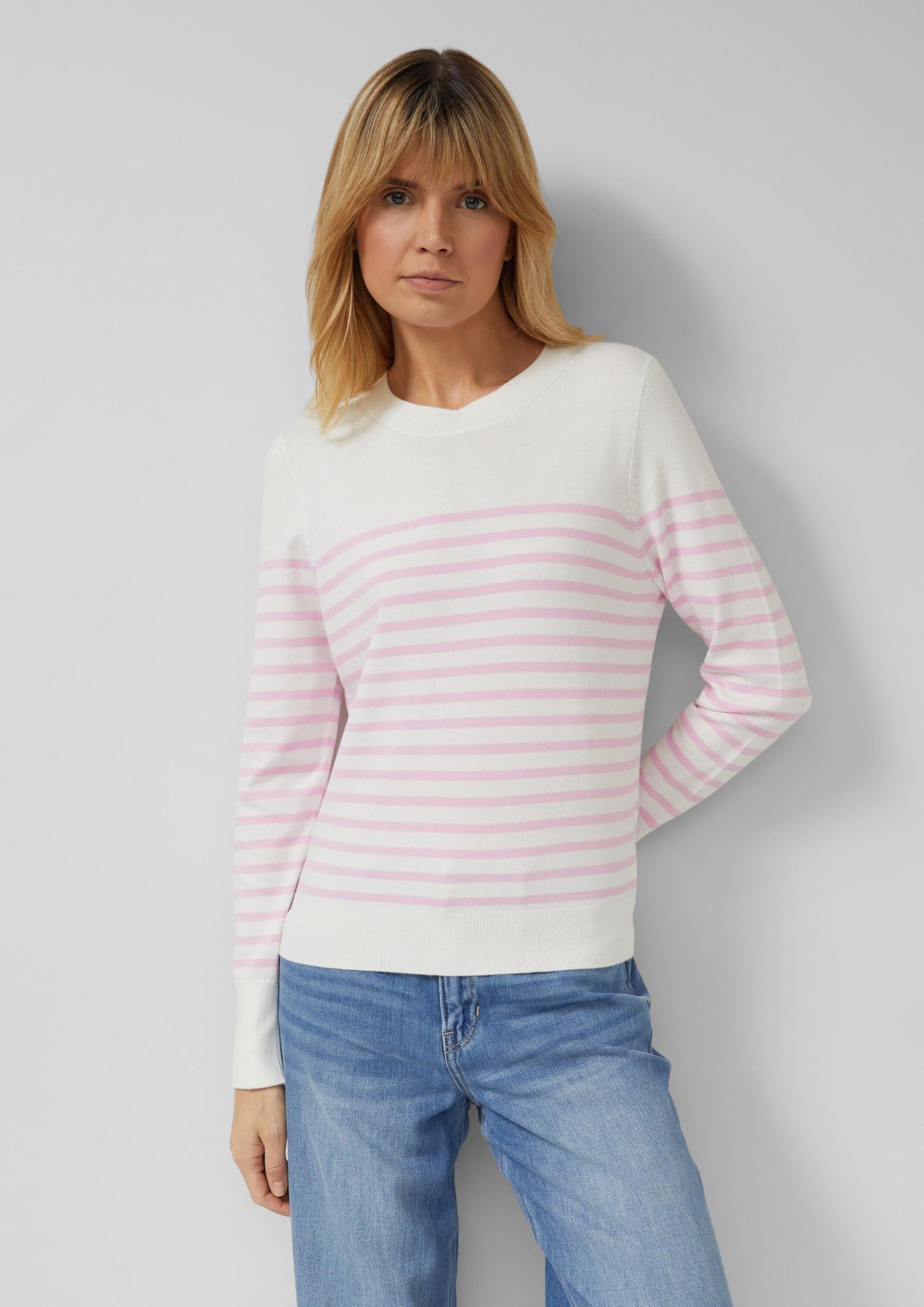 s.Oliver Junior Sweater Streifen royalblau 44