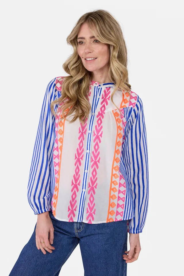 Lieblingsstück KyraL Bluse paleblush aus Baumwolle