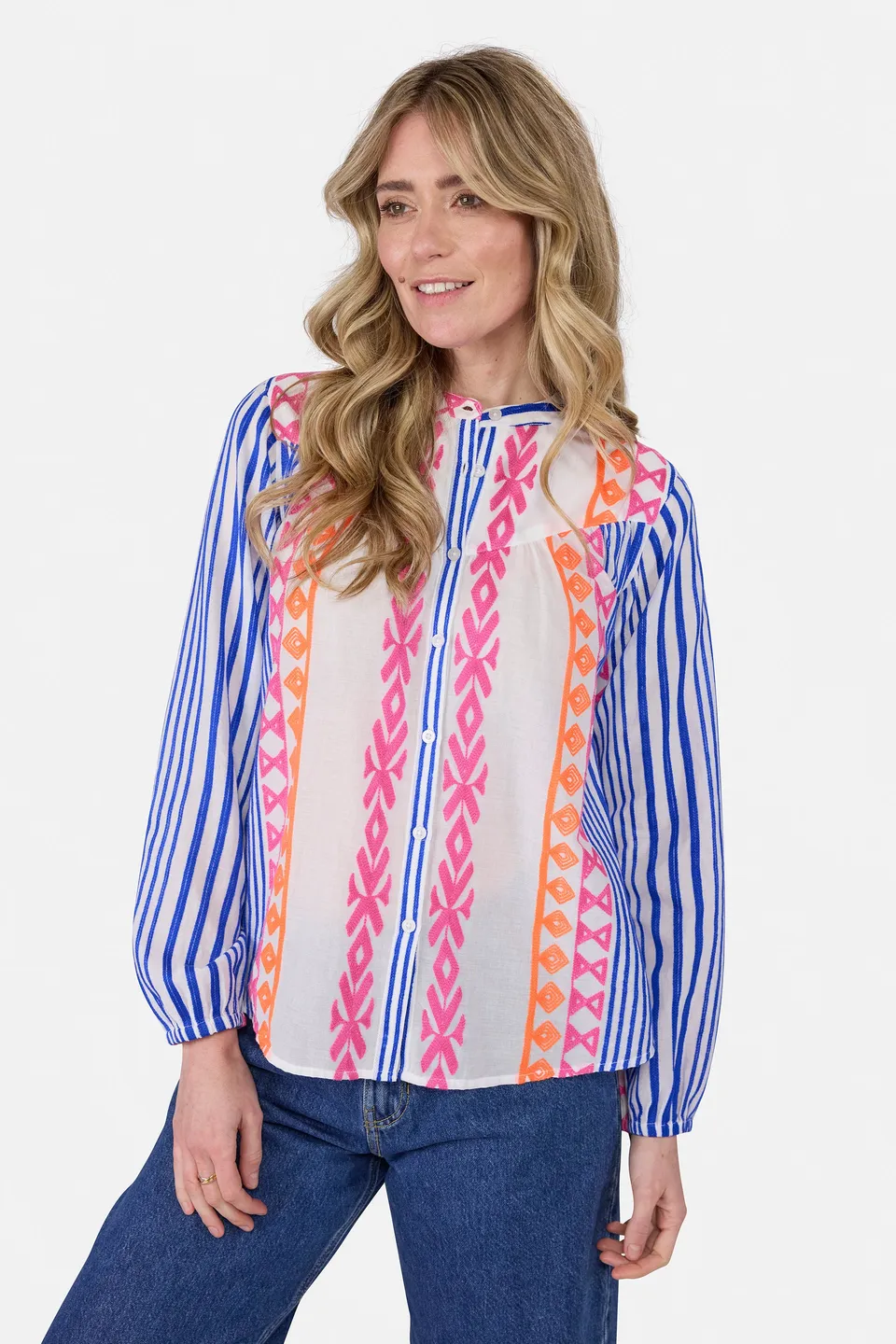 Lieblingsstück KyraL Bluse paleblush aus Baumwolle