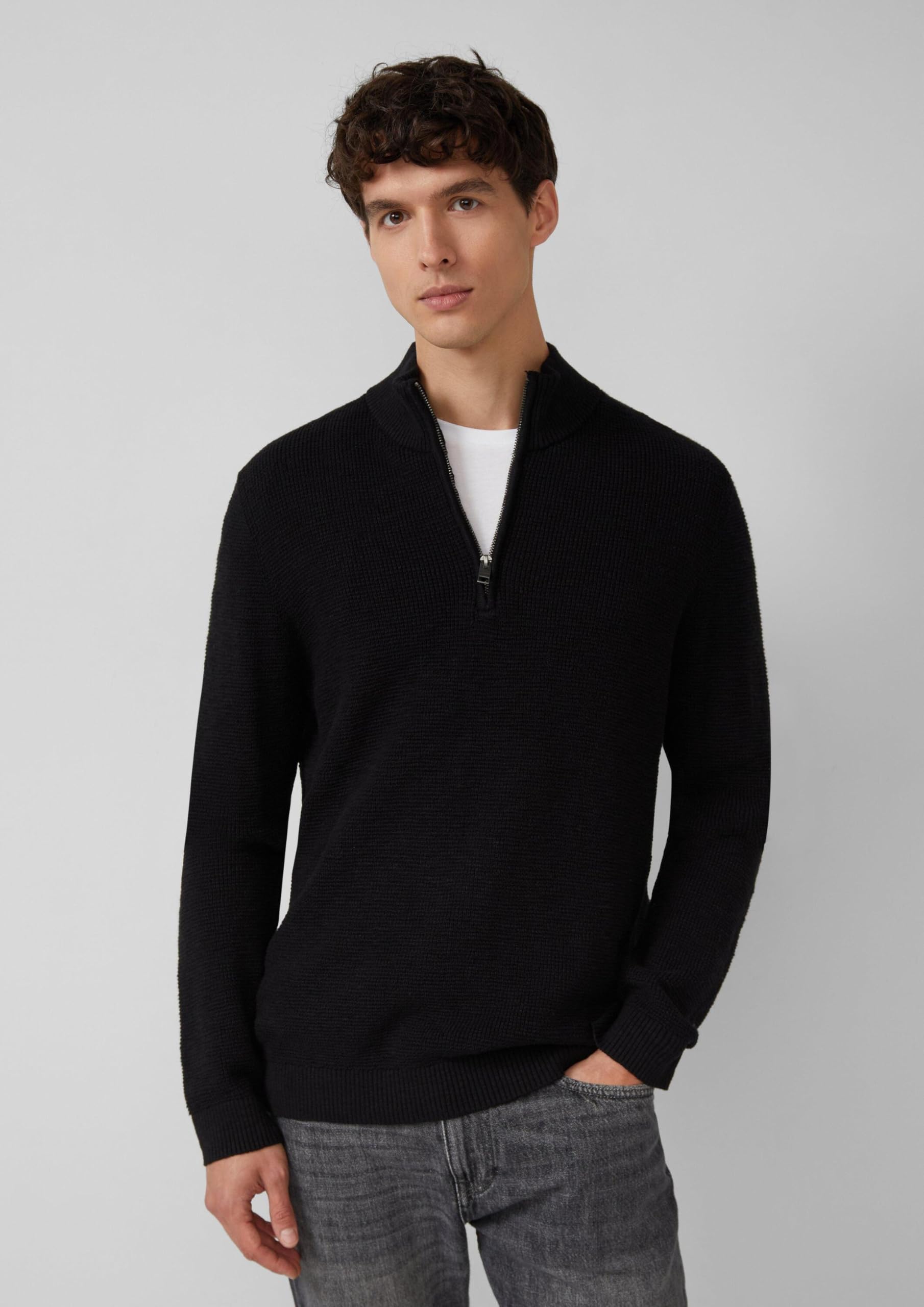 s.Oliver RED LABEL 2168815 Pullover L Grey/Black langarm