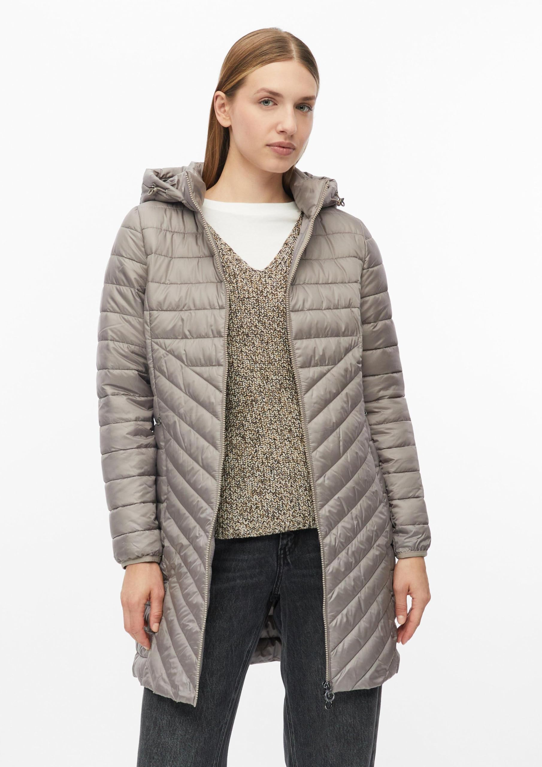s.Oliver RED LABEL Steppmantel mit Kapuze
