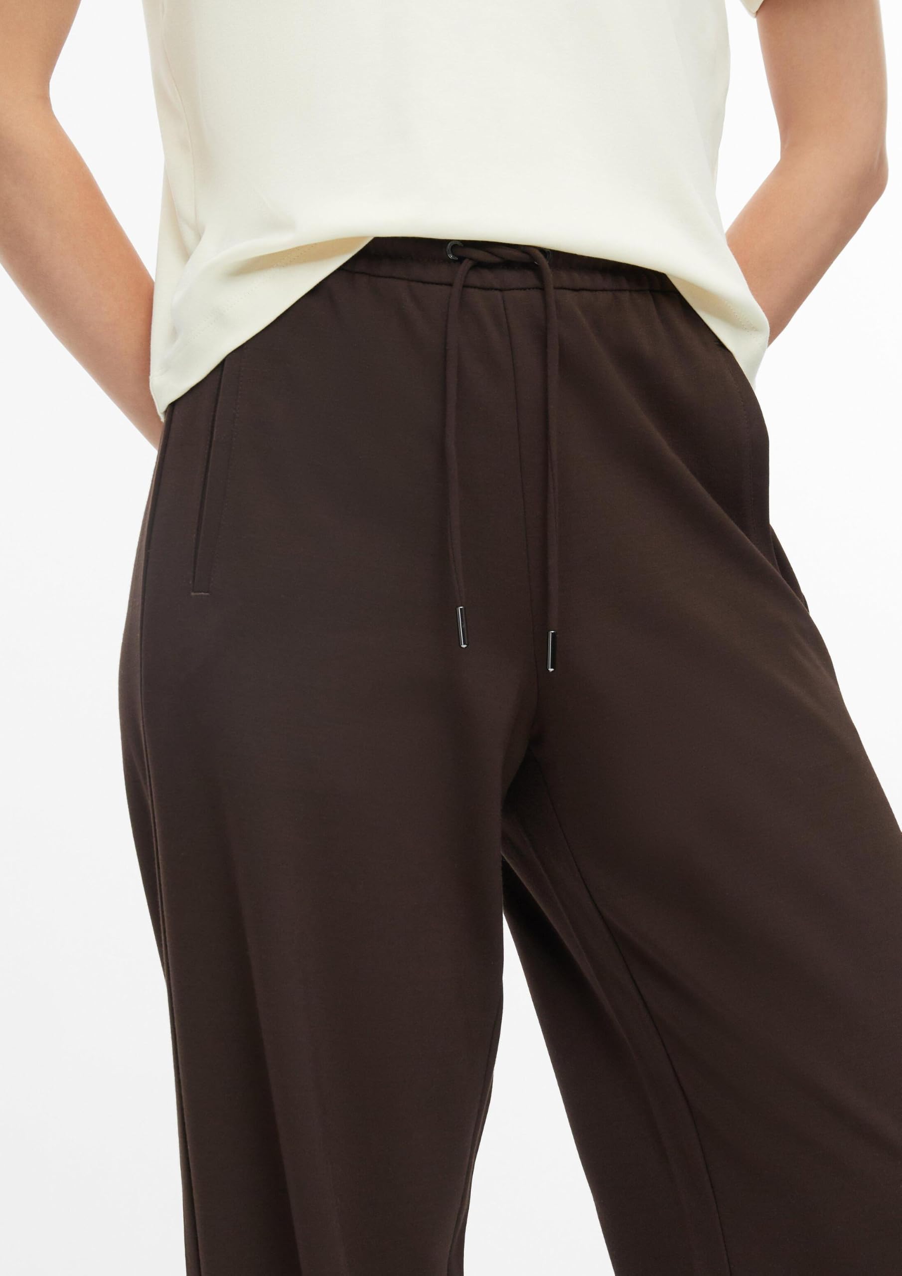 s.Oliver Red Label Hose Wide Leg Elastikbund Fließend