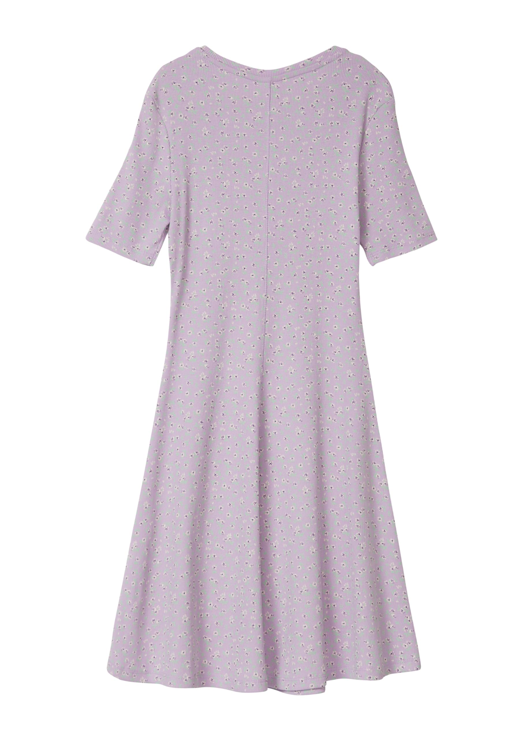 s.Oliver Kleid Rippstruktur A-Form Gr.134 flieder elastisch