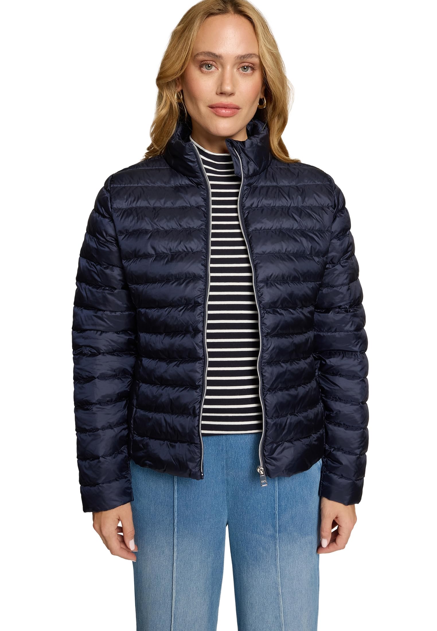 zero Steppjacke mit Stehkragen Damen Deep Sky Gr. 40 wattiert