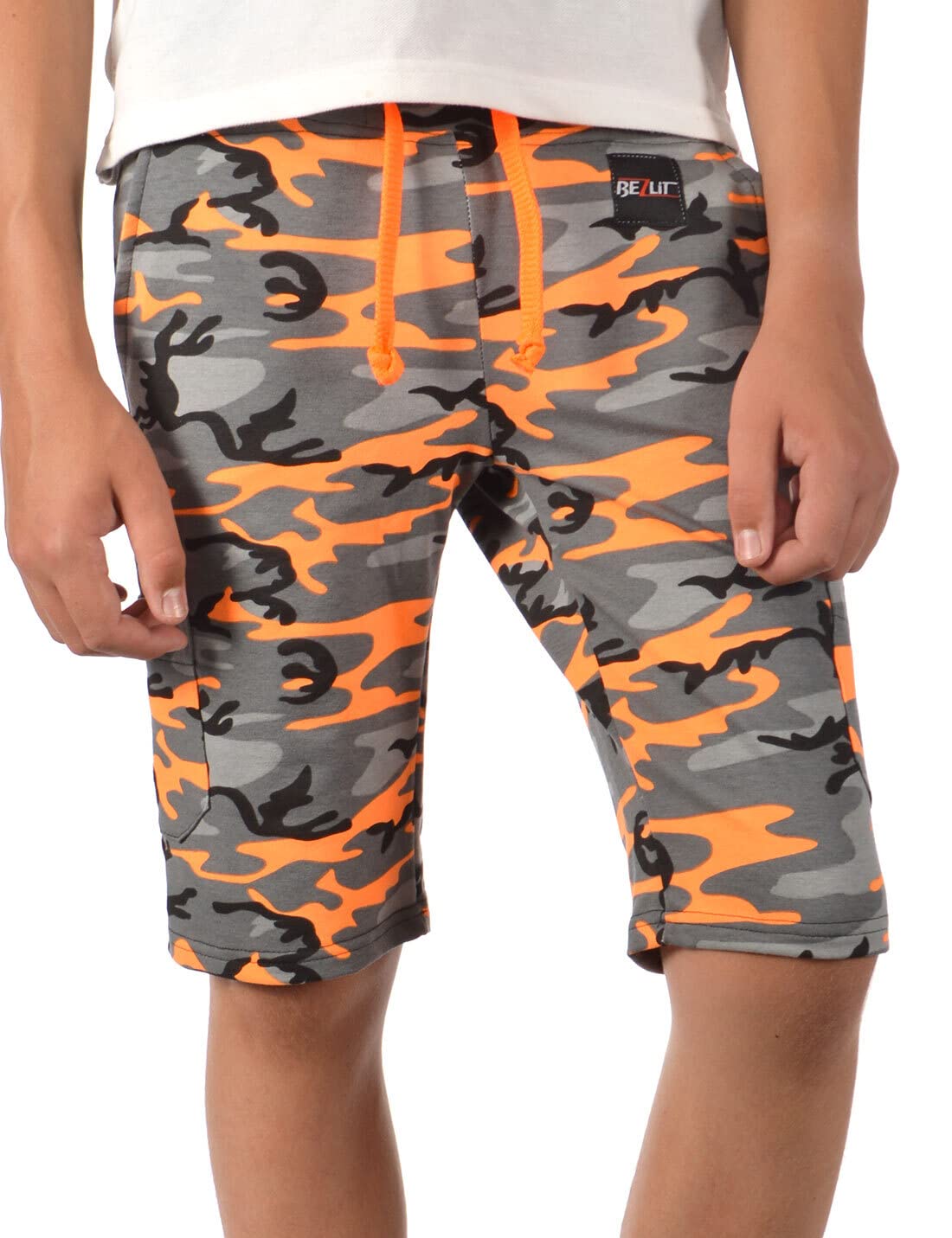 BEZLIT 30354 Cargo Shorts 116-122 grau Camouflage