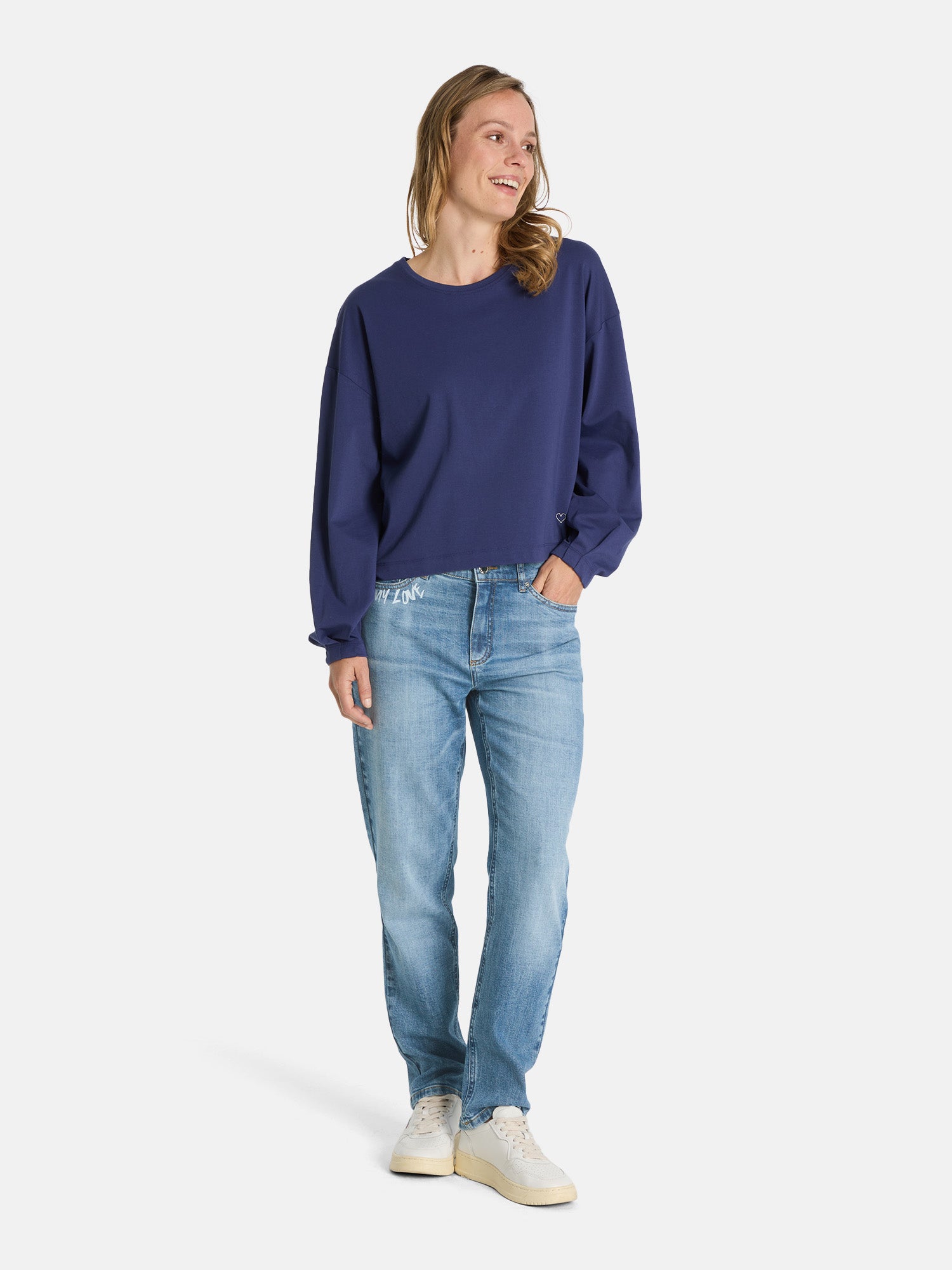 Lieblingsstück Jeanshose jeans gemustert hohe Taille