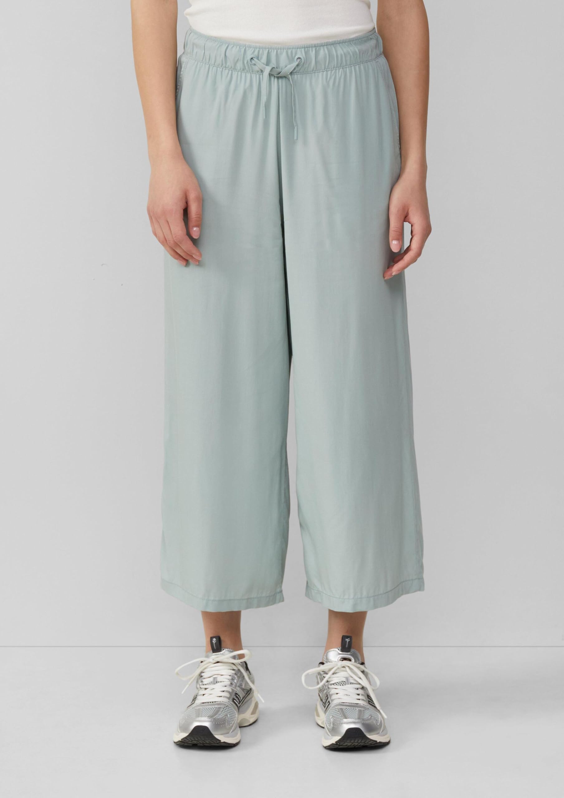 s.Oliver QS 2163072 Culotte Olivgrün Weit