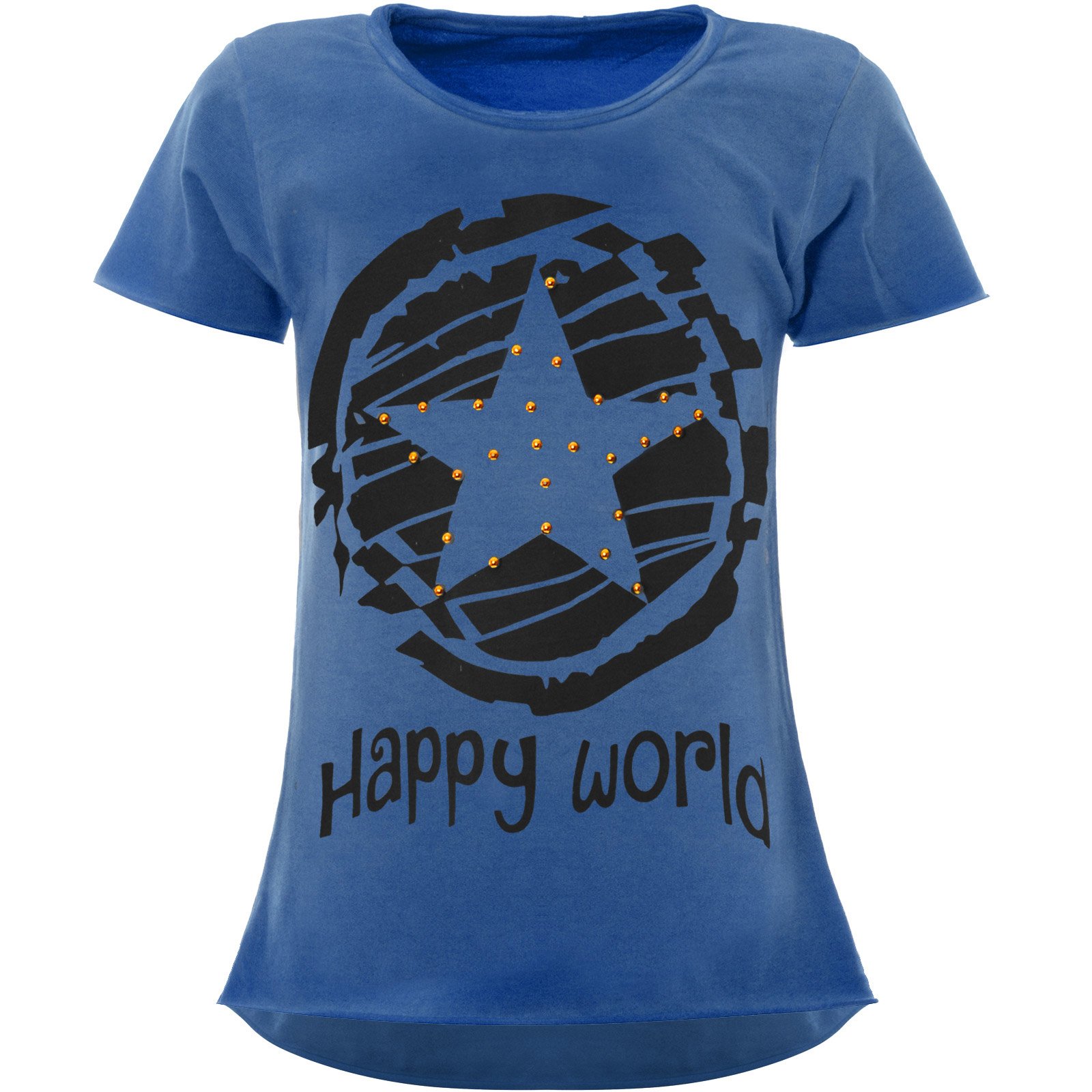 BEZLIT Stern Mädchen T-Shirt grau Gr.128 Baumwolle