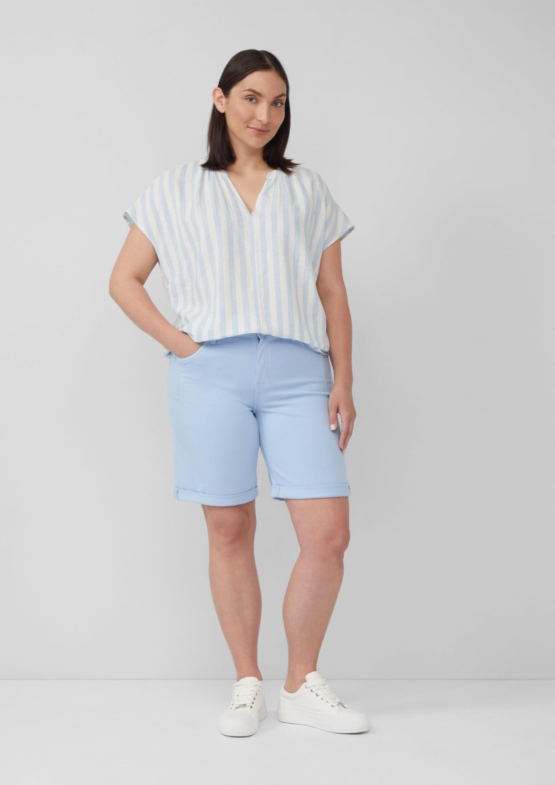 s.Oliver Red Label Bermuda Jeans Mid Rise Straight Fit