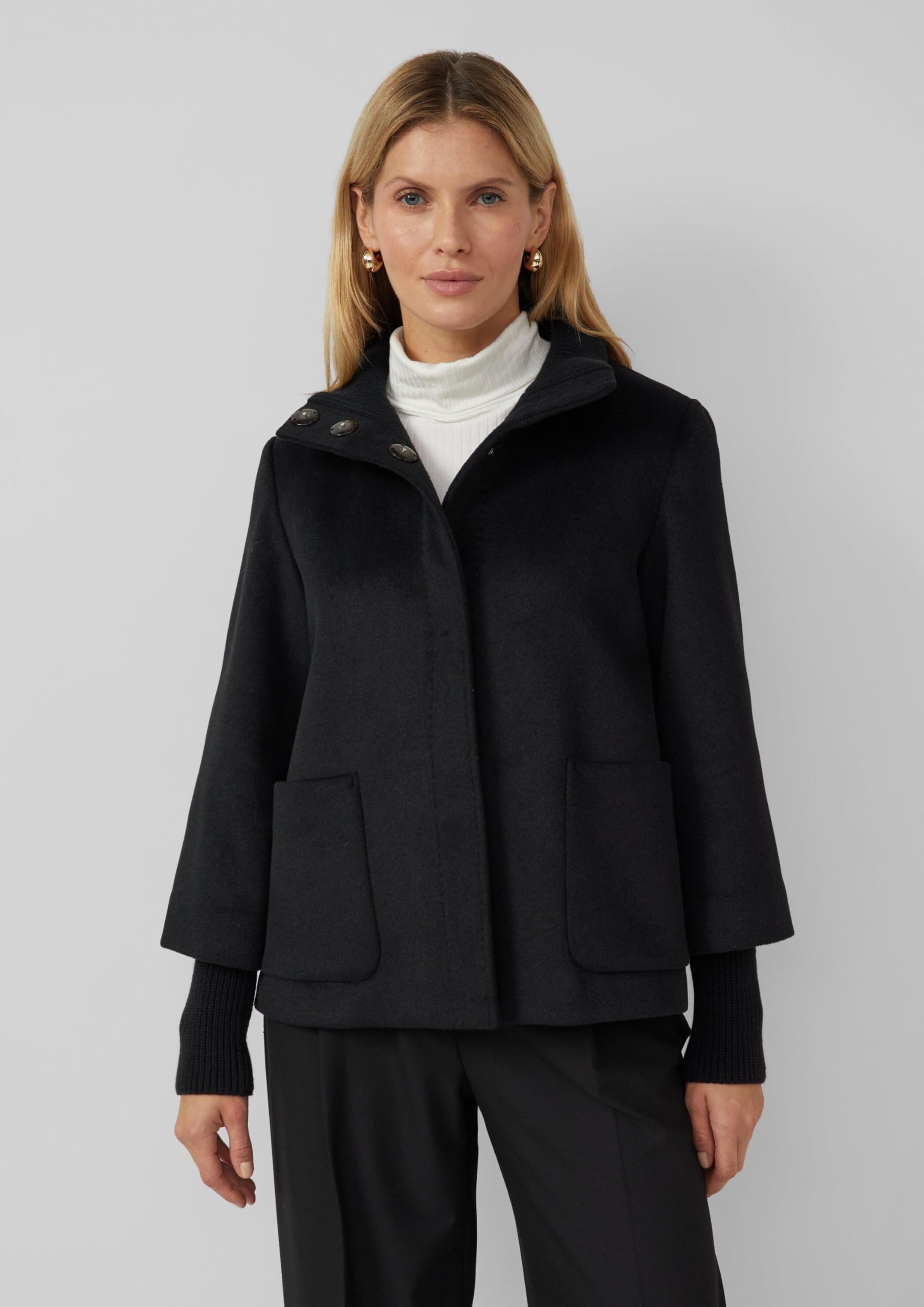 s.Oliver Damen Outdoor Jacke 2174159 Stehkragen
