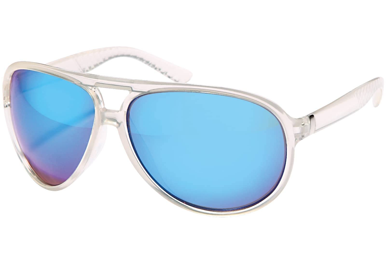 BEZLIT Piloten-Sonnenbrille UV400 Silber-Weiß Damen