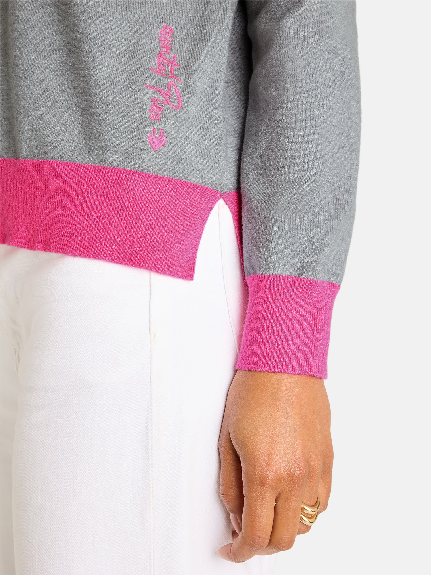 Lieblingsstück KariaEP Pullover light silver Viskose