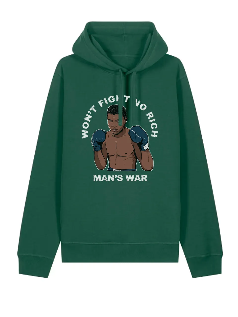 dna merch Krieg der Reichen Muhammad Ali Hoodie grün