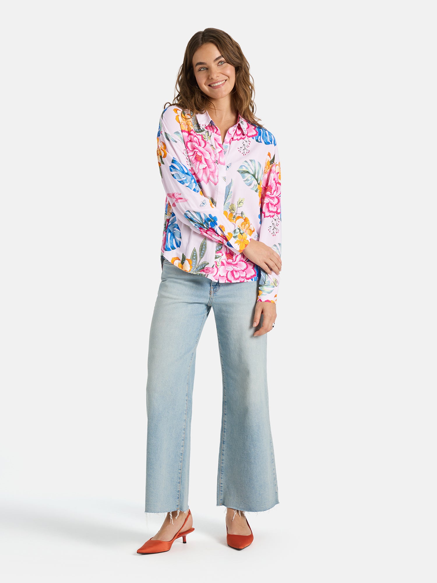 Lieblingsstück OlynnL Bluse pastel pink aus Baumwolle