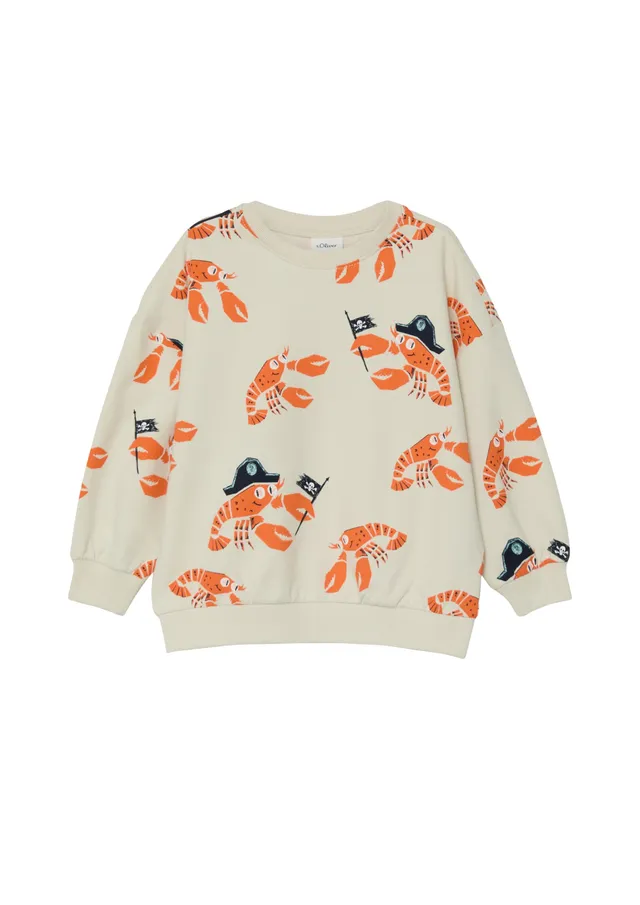 s.Oliver Red Label Oversize-Sweatshirt All-Over-Print 128-134