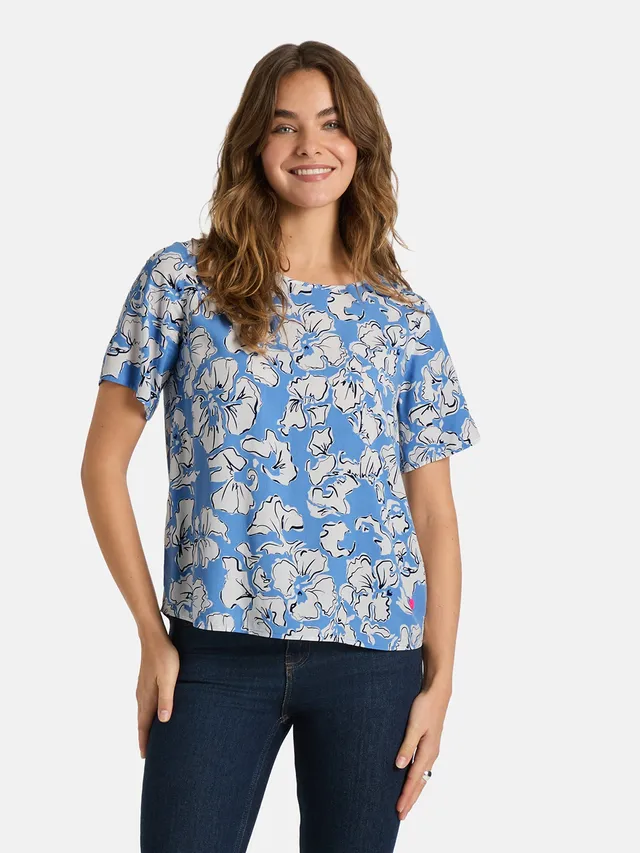 Lieblingsstück ReneeL Bluse Viskose air blue Print