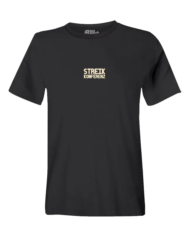 dna merch Gegenmacht Gegenwind T-Shirt Schwarz