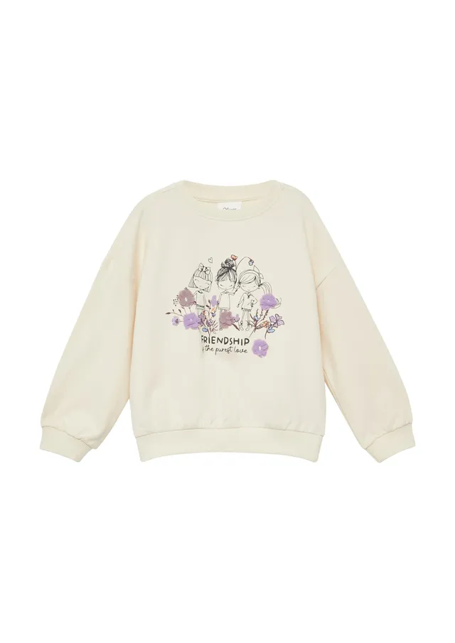 s.Oliver RED LABEL Sweatshirt 128-134 beige Oversized