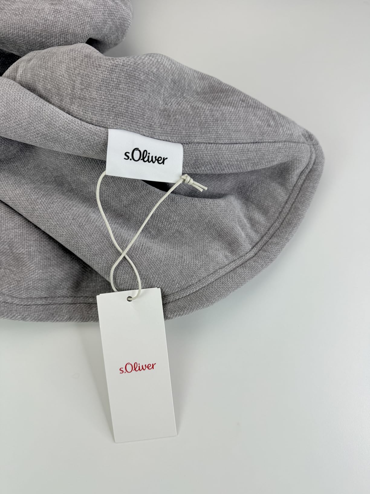 s.Oliver Lounge Hoodie Polyesterflausch grau Einheitsgröße