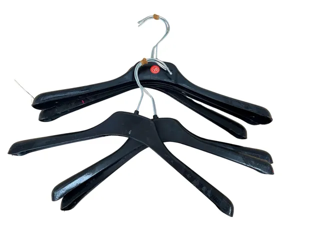 BEZLIT Kinder Kleiderbügel 32 cm schwarz 12 Stück Kunststoff