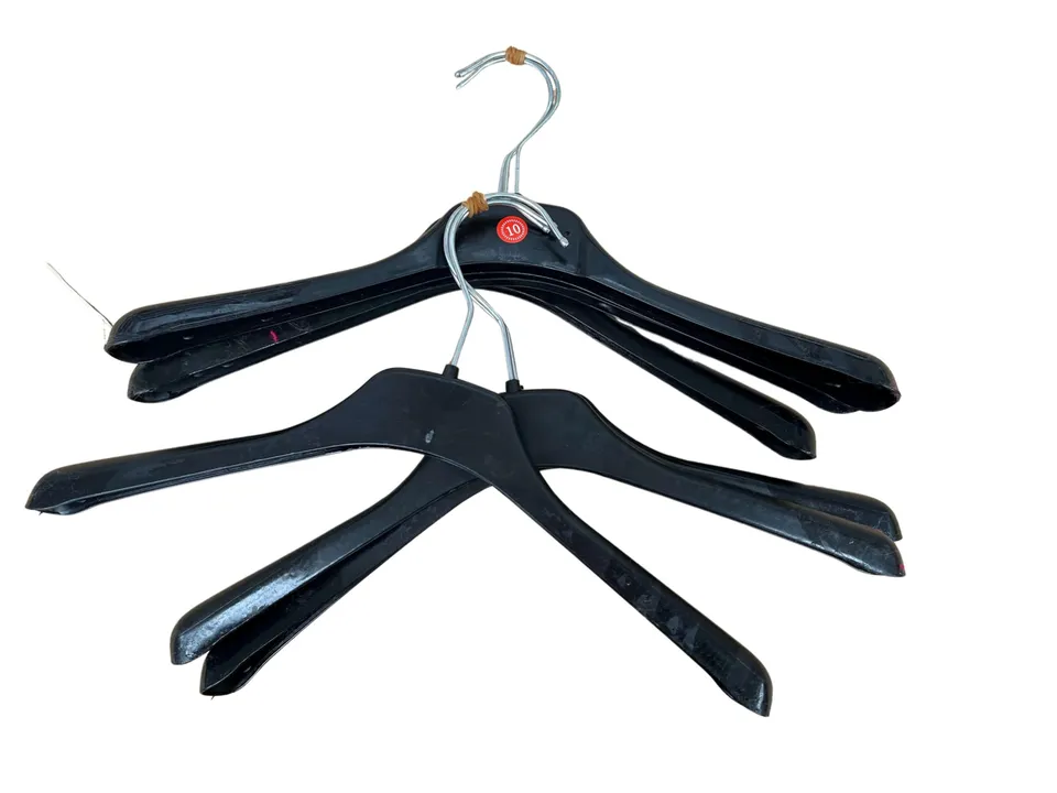 BEZLIT Kinder Kleiderbügel 32 cm schwarz 12 Stück Kunststoff