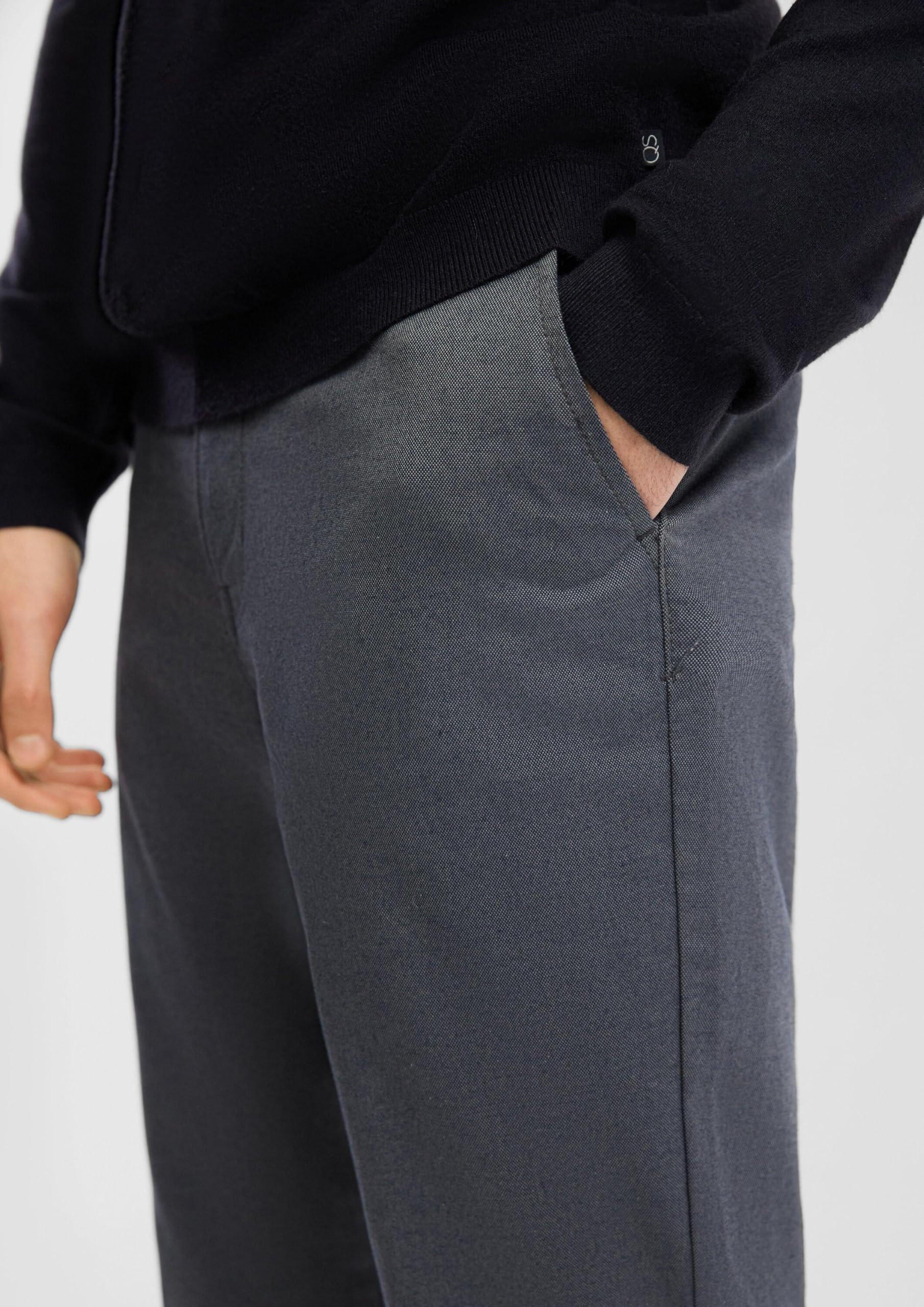 QS 2170394 Rick Hose Herren Slim Leg Baumwolle