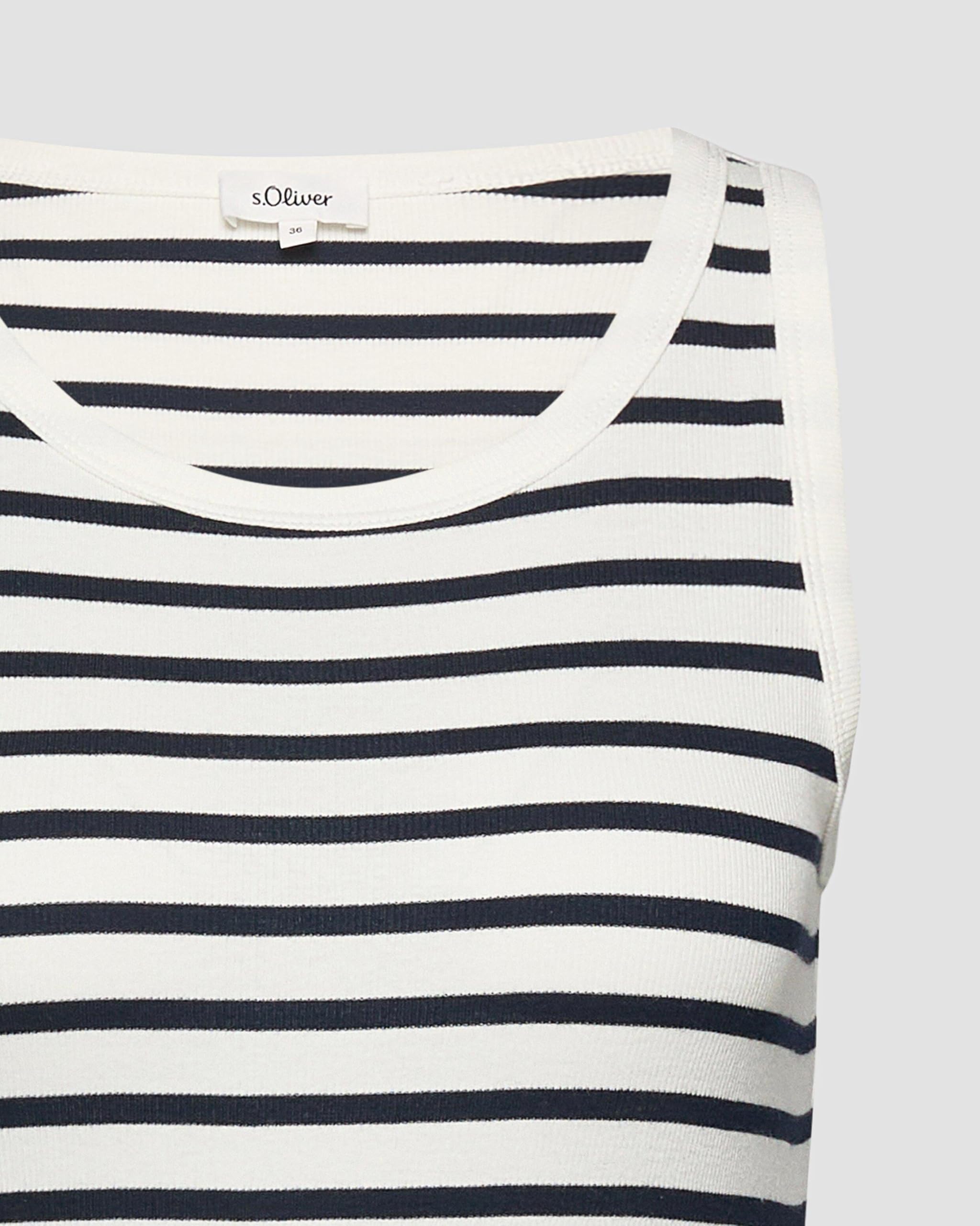 s.Oliver Junior Tanktop Top weiß Gr.36 ärmellos