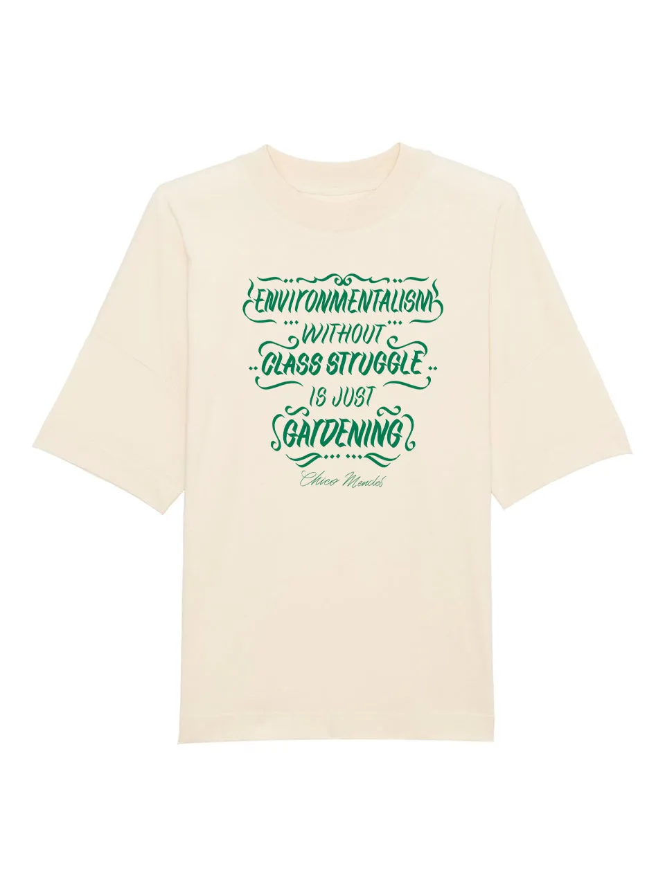 dna merch Chico Mendes Oversized T-Shirt Biobaumwolle