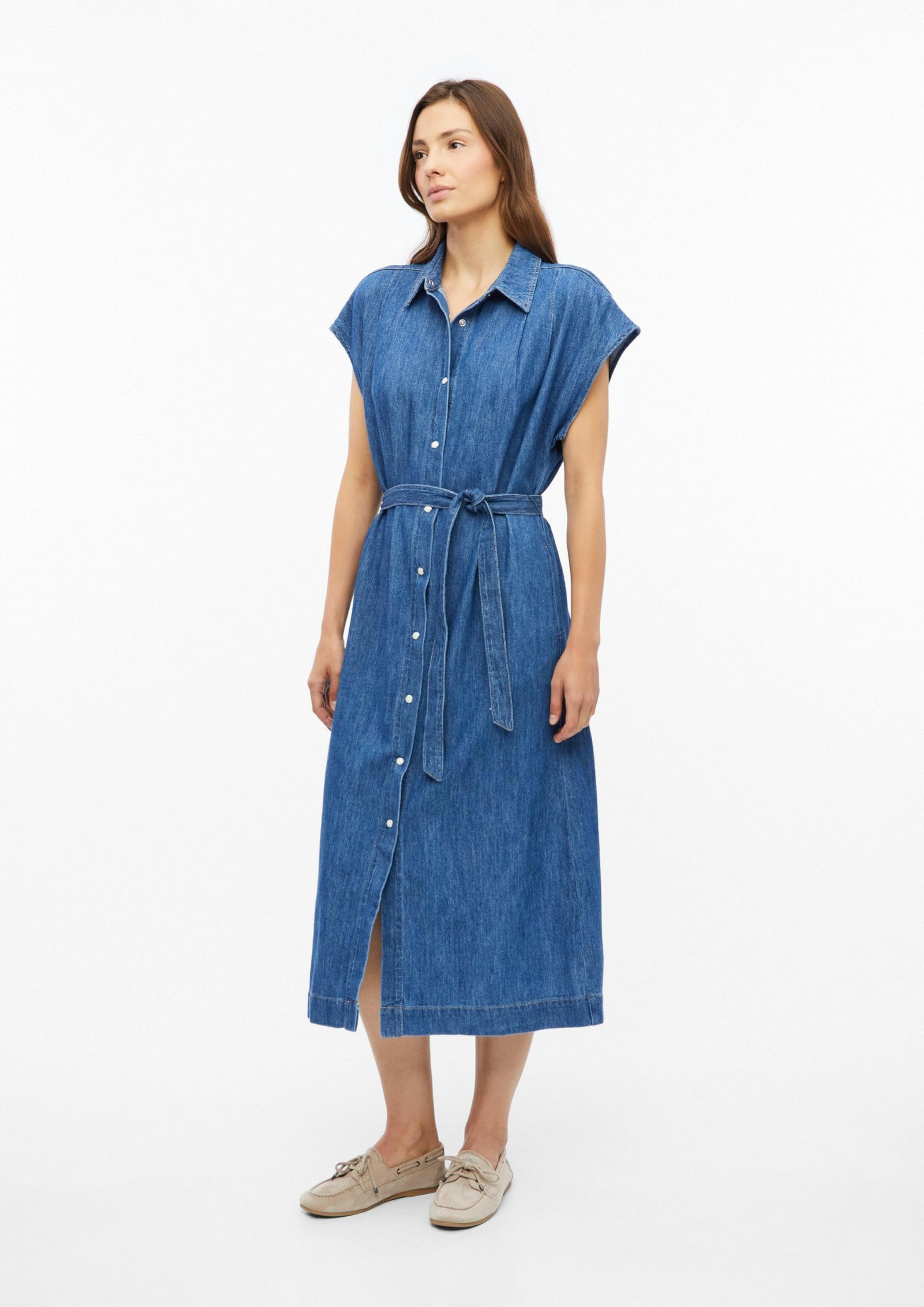 s.Oliver 2176478 Midi Jeanskleid Damen Denim
