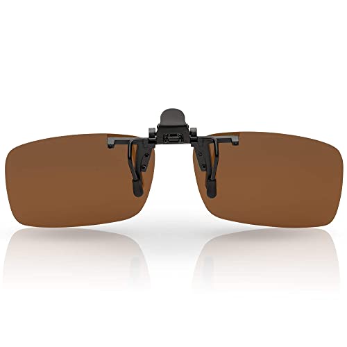 BEZLIT Sonnenbrillenaufsatz Clip-On Braun polarisiert